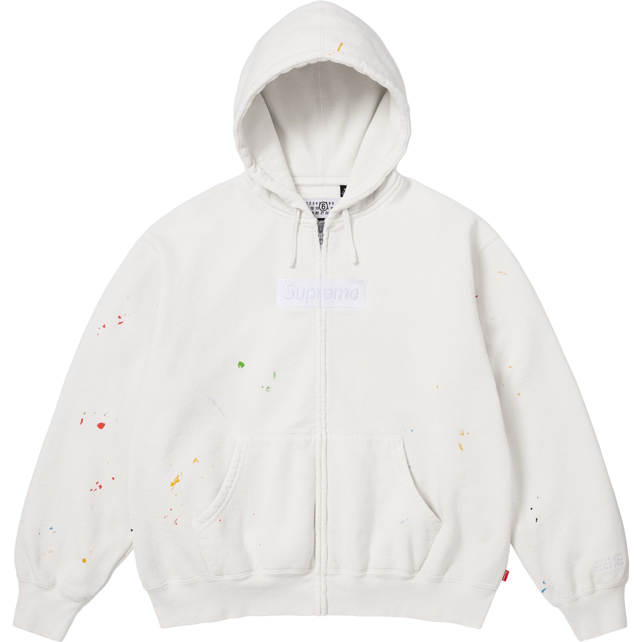 Supreme MM6 Maison Margiela Box Logo Zip Up Hooded
